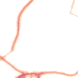 Night-time road noise heatmap for BH14 0PJ