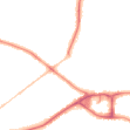 Night-time road noise heatmap for BH14 0PW