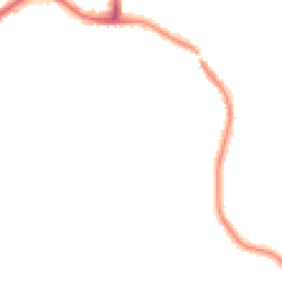 Night-time road noise heatmap for BH14 8DP