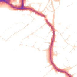 Daytime road noise heatmap for BH14 8DW