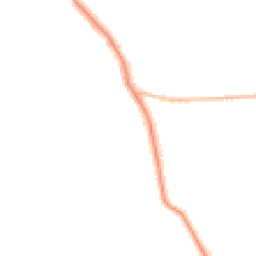 Night-time road noise heatmap for BH14 8JD