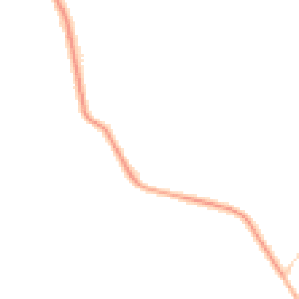 Night-time road noise heatmap for BH14 8LX