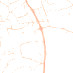 Daytime road noise heatmap for BH14 8PP
