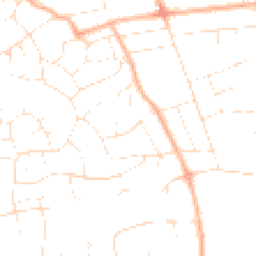 Daytime road noise heatmap for BH14 8PQ