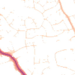 Daytime road noise heatmap for BH14 8QY