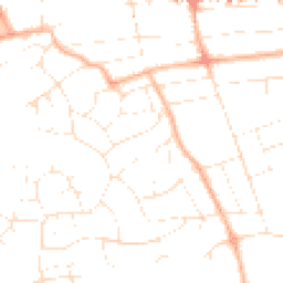 Daytime road noise heatmap for BH14 8TP