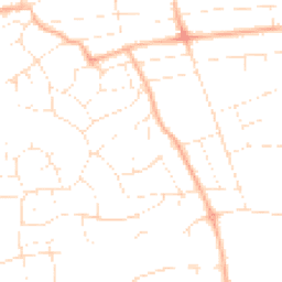 Daytime road noise heatmap for BH14 8TS
