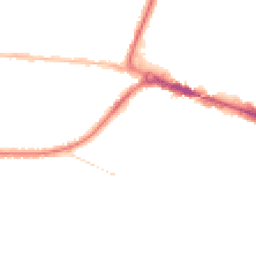 Night-time road noise heatmap for BH14 9AY