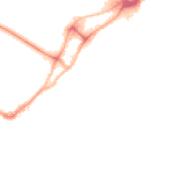 Night-time road noise heatmap for BH15 1AB