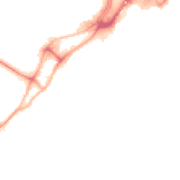 Night-time road noise heatmap for BH15 1AF