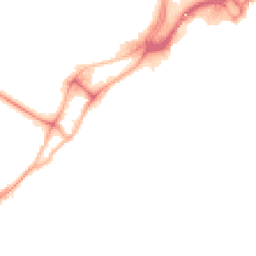 Night-time road noise heatmap for BH15 1AG