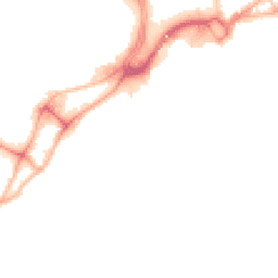 Night-time road noise heatmap for BH15 1AN