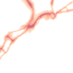Night-time road noise heatmap for BH15 1AS