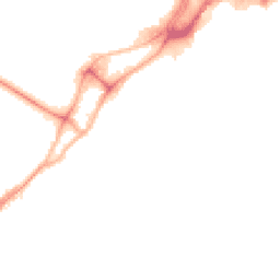 Night-time road noise heatmap for BH15 1BT
