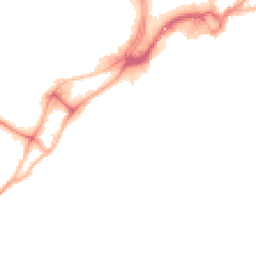 Night-time road noise heatmap for BH15 1DB