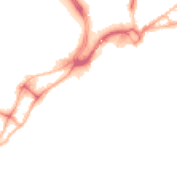 Night-time road noise heatmap for BH15 1DF
