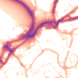 Daytime road noise heatmap for BH15 1DN