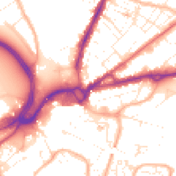 Daytime road noise heatmap for BH15 1DY