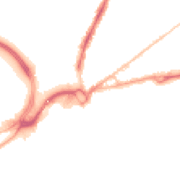 Night-time road noise heatmap for BH15 1DY