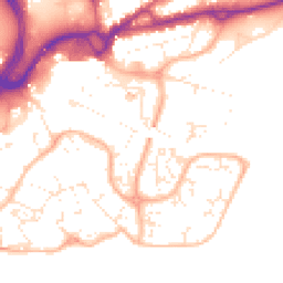 Daytime road noise heatmap for BH15 1ED