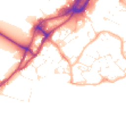 Daytime road noise heatmap for BH15 1EH