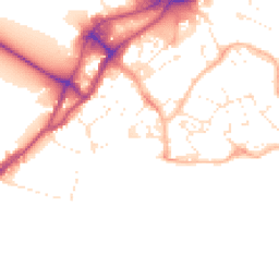 Daytime road noise heatmap for BH15 1EJ