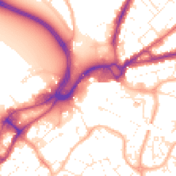 Daytime road noise heatmap for BH15 1ER
