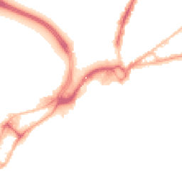 Night-time road noise heatmap for BH15 1ER
