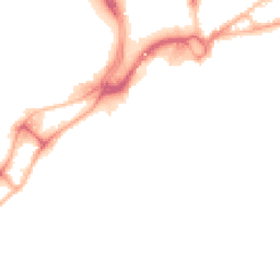 Night-time road noise heatmap for BH15 1ET