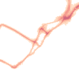 Night-time road noise heatmap for BH15 1EX