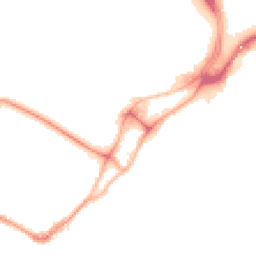 Night-time road noise heatmap for BH15 1FF