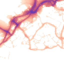 Daytime road noise heatmap for BH15 1FH