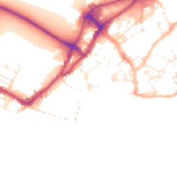 Daytime road noise heatmap for BH15 1HA