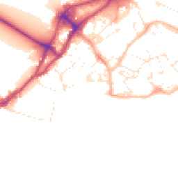Daytime road noise heatmap for BH15 1HL