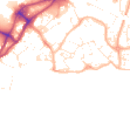 Daytime road noise heatmap for BH15 1HU
