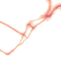Night-time road noise heatmap for BH15 1LE