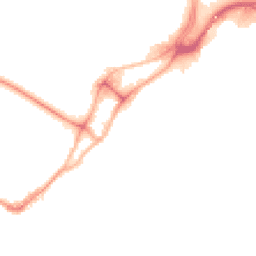 Night-time road noise heatmap for BH15 1LT