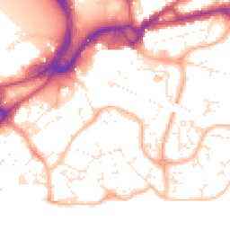 Daytime road noise heatmap for BH15 1QU