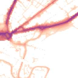 Daytime road noise heatmap for BH15 1TU