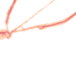 Night-time road noise heatmap for BH15 1TU