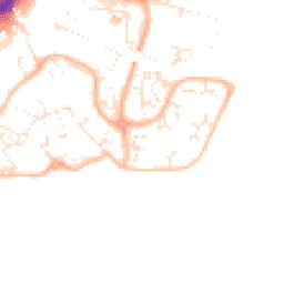 Daytime road noise heatmap for BH15 1UL