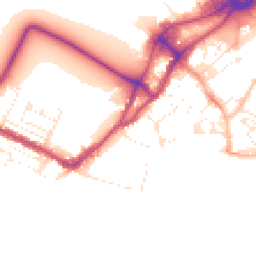 Daytime road noise heatmap for BH15 1ZB