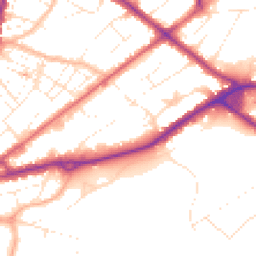 Daytime road noise heatmap for BH15 2FH