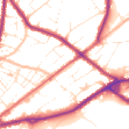 Daytime road noise heatmap for BH15 2HS