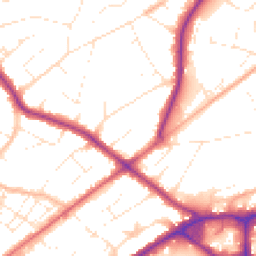Daytime road noise heatmap for BH15 2JS
