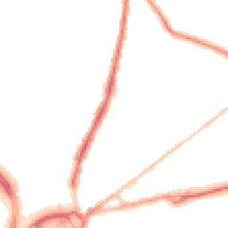 Night-time road noise heatmap for BH15 2LE