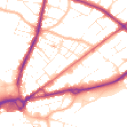 Daytime road noise heatmap for BH15 2LG