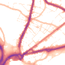 Daytime road noise heatmap for BH15 2LY