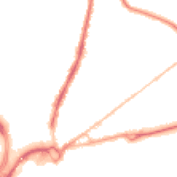 Night-time road noise heatmap for BH15 2LY