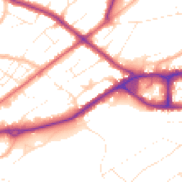 Daytime road noise heatmap for BH15 2QF
